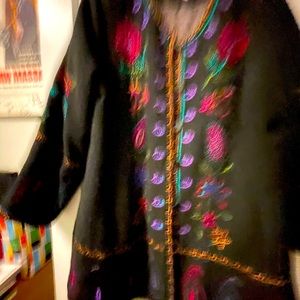 2x Wool Embroidered Cardigan